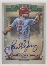 2020 Topps Gypsy Queen GQ Logo Swap Variation 98/99 Paul DeJong Auto 0jx5