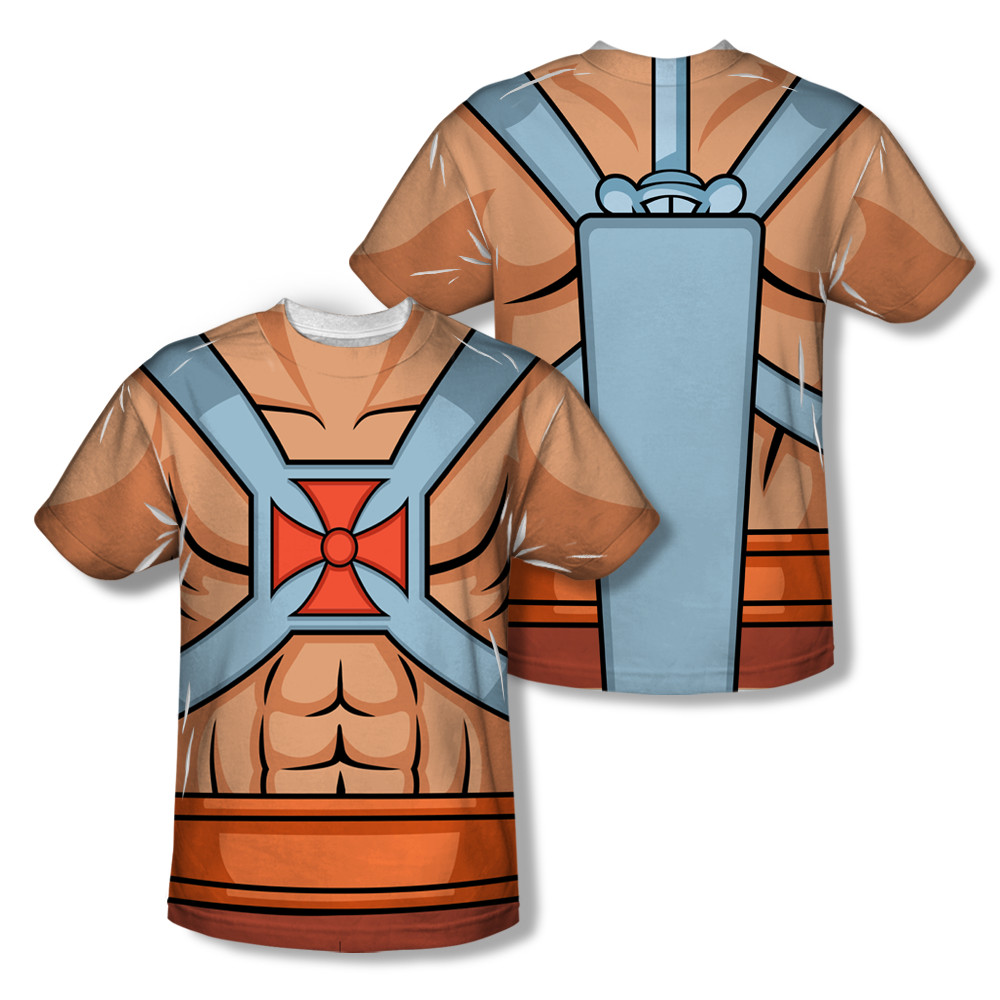 Masters of the Universe HE-MAN 3D SHIRT All sizes KID YOUTH ADULT