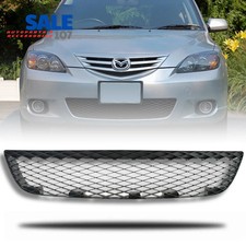 For 2004-2006 Mazda 3 Sedan Front Bumper Lower Cover Grille Black Mesh Grill