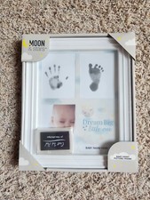 Newborn Baby Print Picture Frame Collage Frame Kit Ink Pad Hand/Footprint