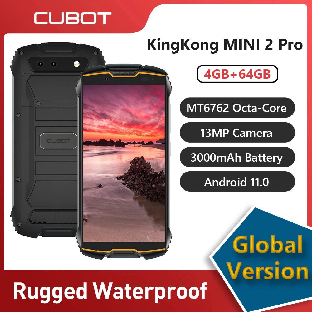 Cubot KingKong Mini 2 Pro 4 Inch Rugged Smartphone 4GB+64GB Octa
