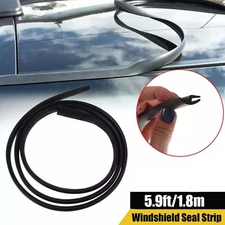 5.9ft/1.8M For BMW Rubber Car Windshield Panel Seal Strip Moulding Trim