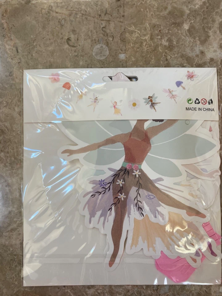 87 piezas Suministros y Decoración de Cumpleaños Princesa Hada Foto 3 de 4