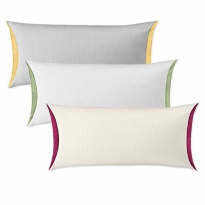 Irisette Pillowcase Bella made of Fine Satin with Piping and Zipper 40x80 cm