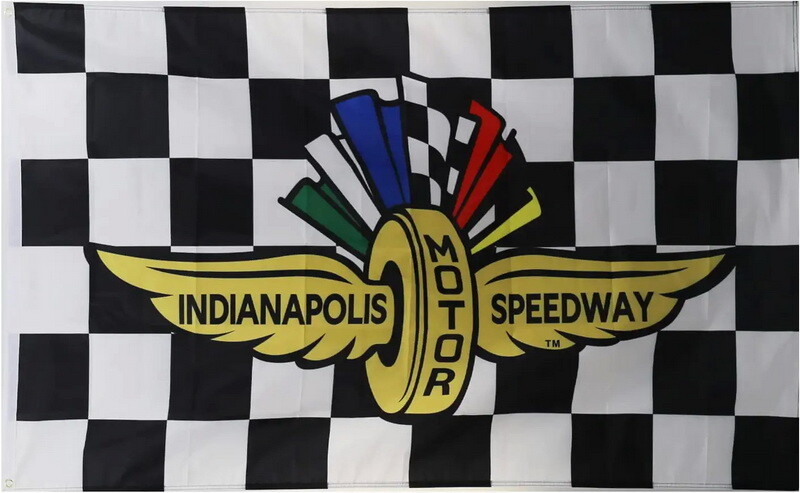 Indianapolis Motor Speedway 3x5 ft Checkered Flag 500 Indy