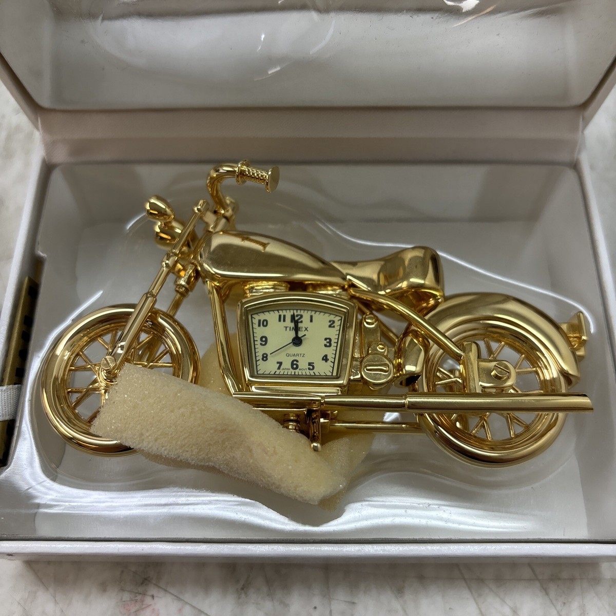 TIMEX コレクティブル ミニクロック バイク型 Timex Collectible Motor Cycle Mini-Clock. | eBay