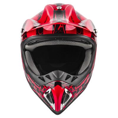 Wulfsport Optima Motorcycle Helmet Red: Dual Sport Riding