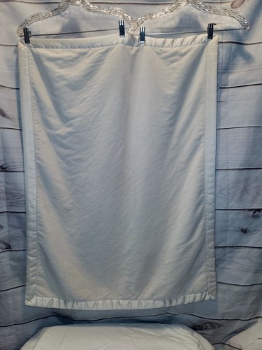 Babies R Us Minky Lovey Blanket Cream Off White Nylon Trim - Picture 13 of 16
