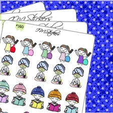 Health Beauty Me Time Salon Reminder Hand Drawn Planner Stickers Organizer Cute