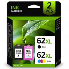 62 XL Ink Cartridge 62 Ink for HP 62XL Envy 7640 5540 5640 5660 5740 Printer