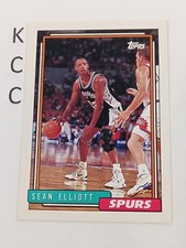 1992 Topps NBA #10 Sean Elliott San Antonio Spurs