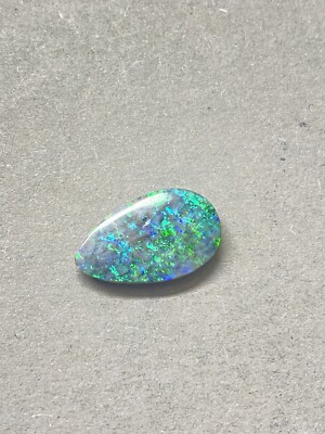Matrix Opal, Tropfenform, aus Australien Andamooka 15,2 x 9,7 x 3,1 mm