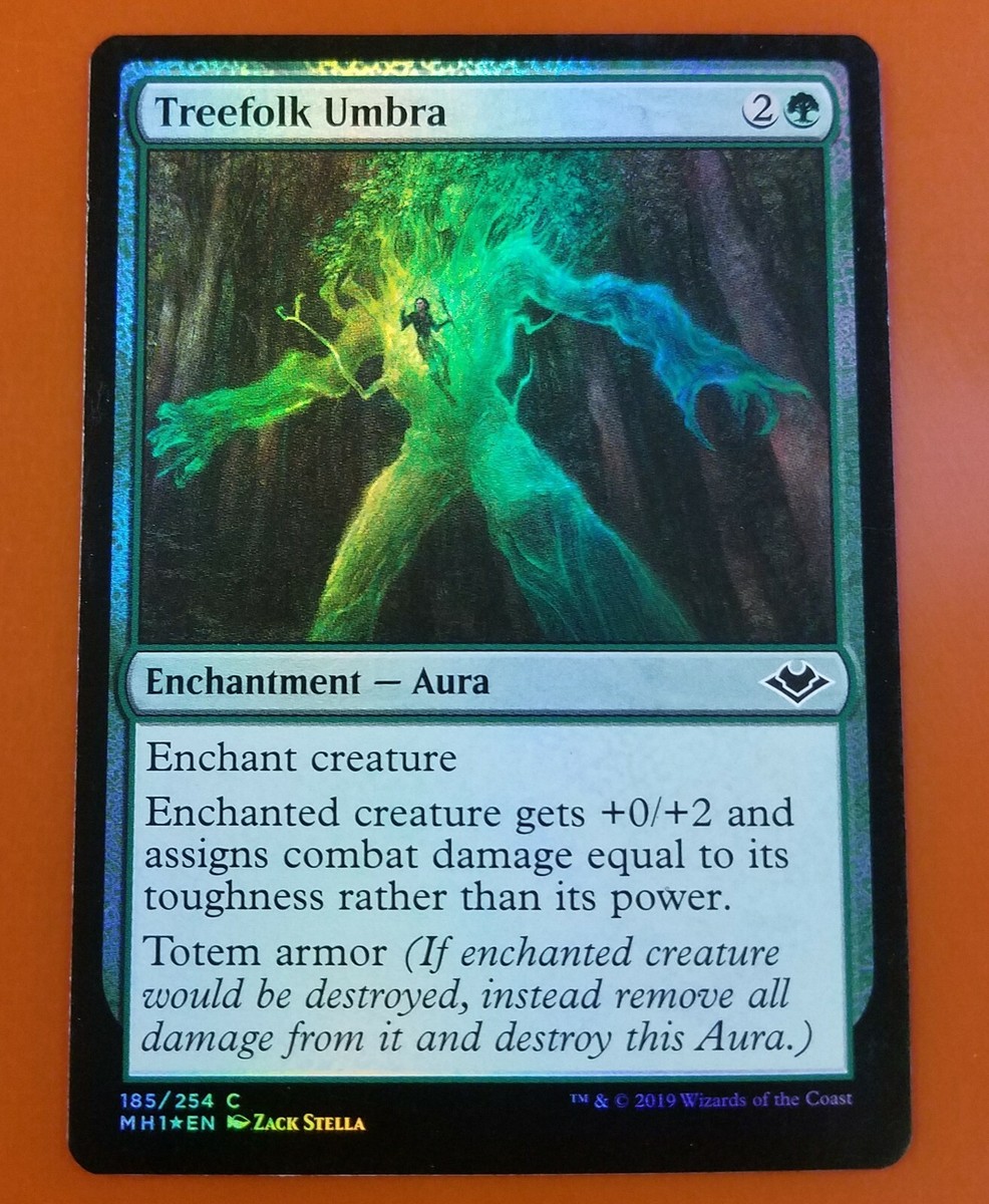 mtg umbra cards 1x Treefolk Umbra | FOIL | Modern Horizons