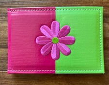 Pink  Green Flower Photo Album 4x6