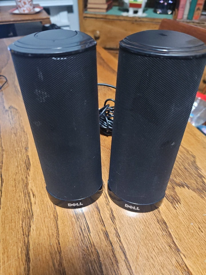 Dell AX210 USB Stereo Speaker System for PC or phone with AUX PORT TESTED WORK - Image 2 of 4