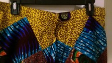 Authentic Ankara African Patchwork A-Line long skirt