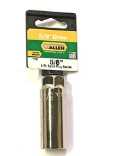 Allen 5/8" Spark Plug Socket 3/8" Drive 6 Pt USA Made 11695