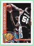 1993-94 NBA Hoops Basketball David Robinson Spurs - Trivia Blocks👍