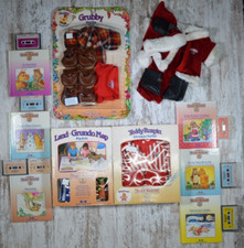 Teddy Ruxpin Lot Outfits Grubby Land of Grundo 6 Books 7 Tapes