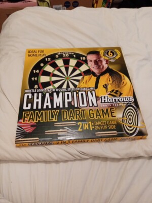 Harrows Champion Family Dart Spiel 2 in 1 Neu Sealed