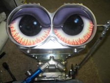New Shotgun Air Cleaner Scoop Vinyl Sticker Eyes Glossy Hot Rod Rat Eyeballs New Shotgun Air Cleaner Scoop Vinyl Sticker Eyes Glossy Hot Rod Rat Eyeballs