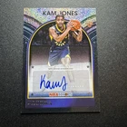 2025-26 Topps NBA Hoops Kam Jones #89S-KJ Black Shimmer RC Auto /10 PACERS