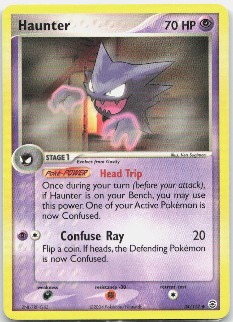 Haunter Uncommon FireRed & LeafGreen 34/112 NM