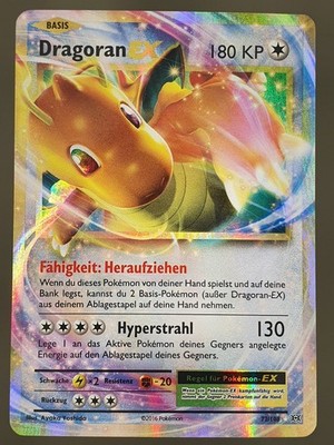 Dragoran EX 72/108 Evolutions Deutsch EXC Pokemon Karte deutsch