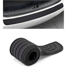 Anti-Scratch Rear Bumper Protector Guard Strip, Non-Slip Rubber Trunk Entry Cove