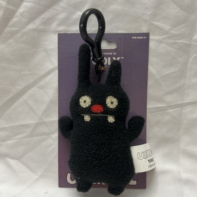 Uglydoll 2015 5'' PLUSH BLACK TOOLY BAG CLIP NEW ON CARD RARE #99166
