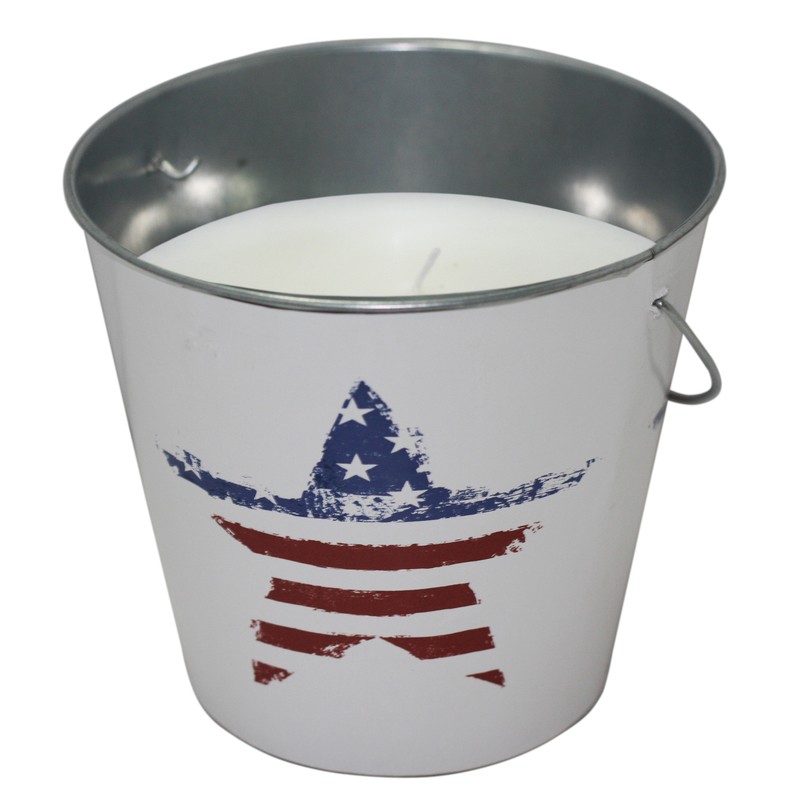 Patio Essentials 21092US USA Flag Mosquito Repellent Bucket 18 oz. (Pack of 6)