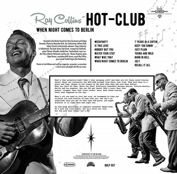 CD - Ray Collins Hot Club - When Night Comes To Berlin - Bild 2 von 2