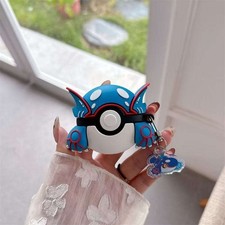 Silicone Protective AirPods Case Kyogre Pok  Ball Case For AirPods pro 3