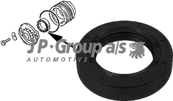 JP Group Wellendichtring Differential Classic 1132101100 FüR T3 T2 VW Bus 22 23-image