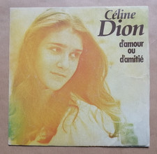 CELINE DION : D'amour ou d'amitié 7" 45T Visa pour les beaux jours 1982 VG+/VG+