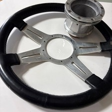 Lecarra 36 Steering Wheel Lecarra Motolita With Polished Boss Period Item