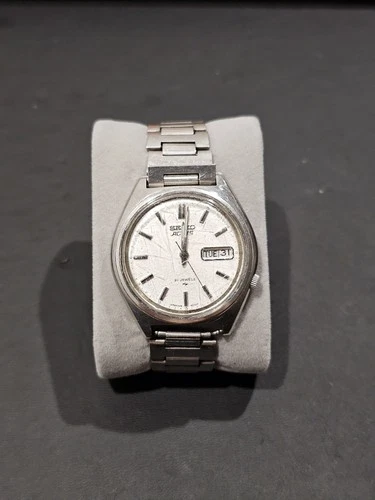 Vintage Seiko 5 Actus 21 Jewels Japan Made Watch For Mens 7019-8010 For Parts