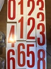 Vintage Metal Gas Station Price Red Numbers Sign Single Sided You Choose