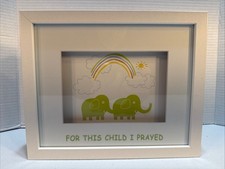   For This Child I Prayed  Framed Baby Nursery Wall Art   11  x 9  Dicksons Gifts