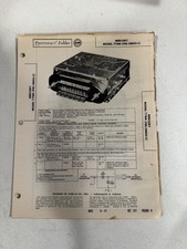 1950s Sams Photofact Mercury Radio Model 77bm