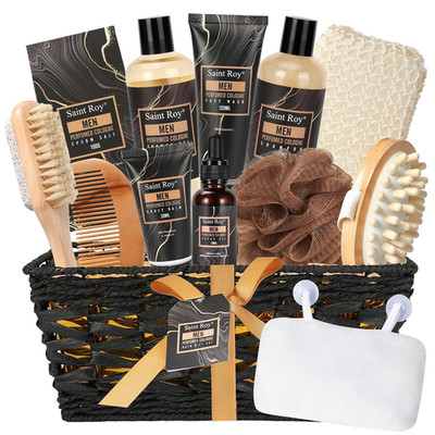 Bath & Body Gift Set for Men, Father's Day Gifts, Beard Grooming, Home Spa | Gif