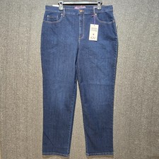 NEW Gloria Vanderbilt Amanda Slimming Jean Womens Madison Blue Denim Jeans 16