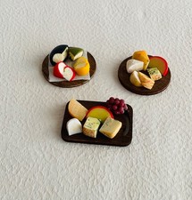 Dolls house 1:12 scale Miniature Food Cheese Board