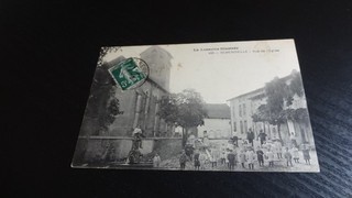 54 cpa REMENOVILLE rue de l'église SUPERBE ANIMATION