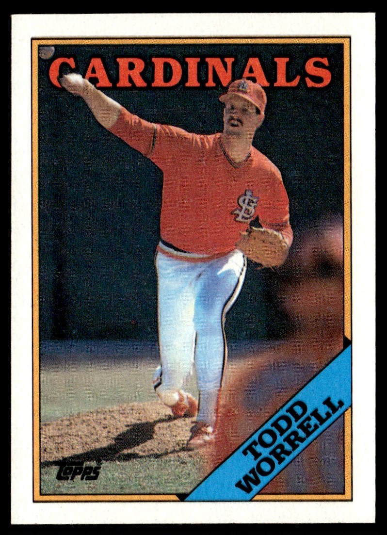 1988 Topps Todd Worrell St. Louis Cardinals #715