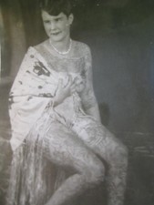 Vintage mid-1900s Kobel Photo, TATTOOING 7x5 in., NICE, T-56 BETTY BROADBENT