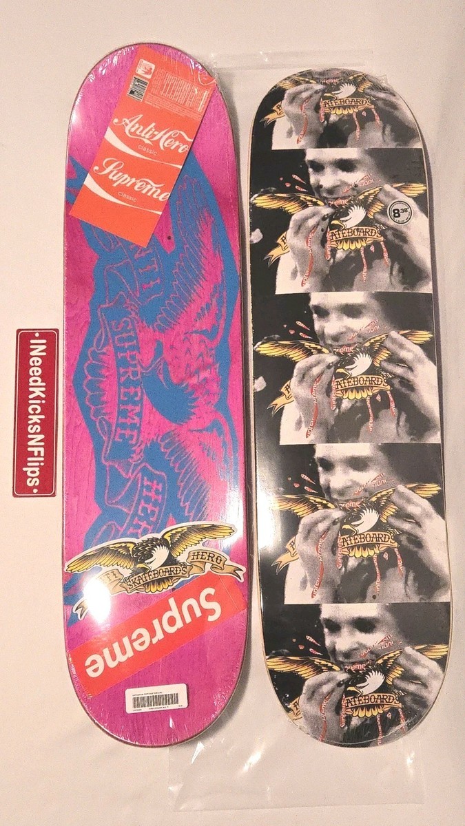 Supreme x AntiHero Ozzy Osbourne Skateboard Deck NEW 2025 ROCK GOD