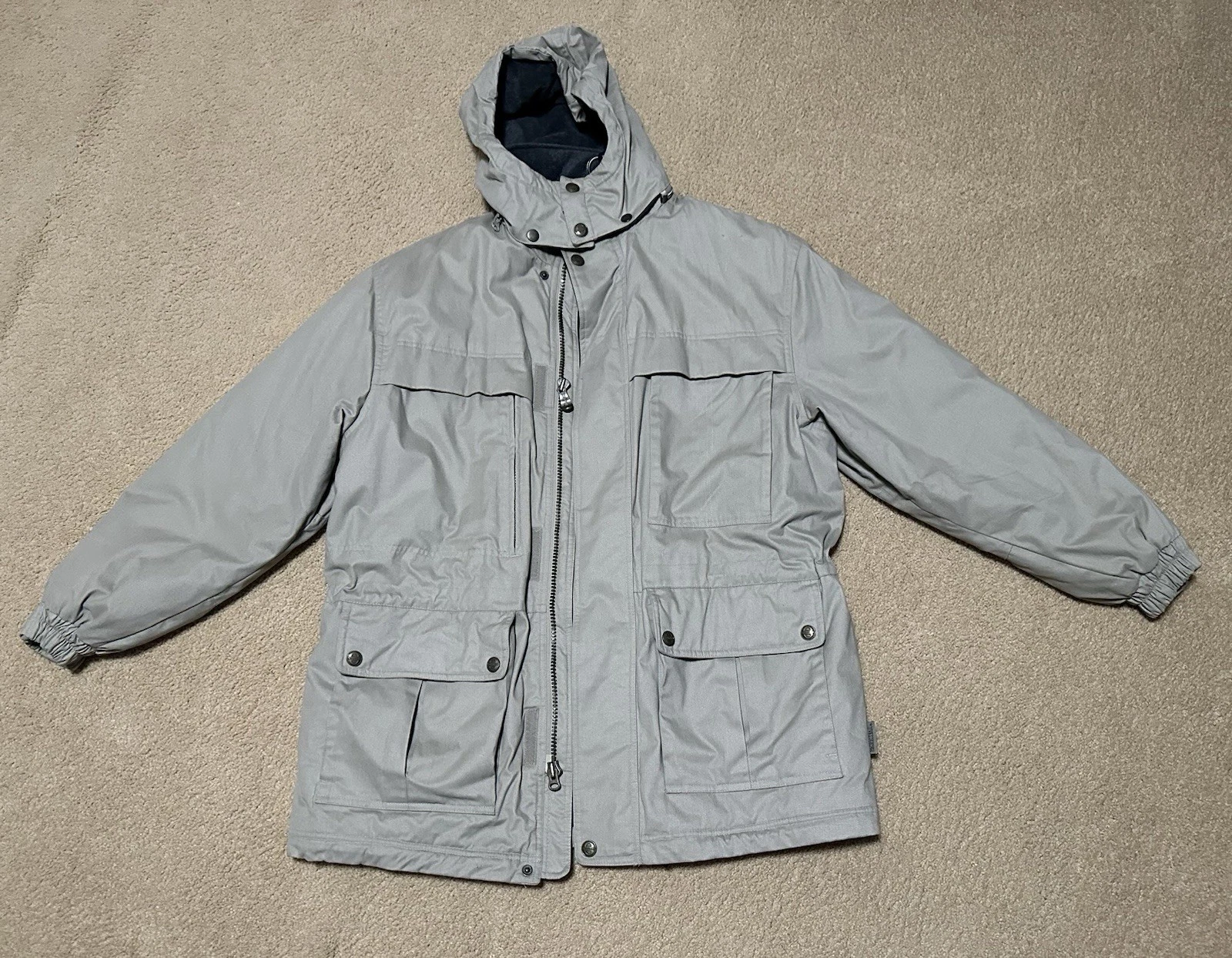 Pacific Trail Men’s Winter Jacket With Detachable hood And Zip Closure - Size M