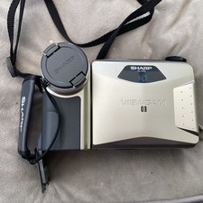 Sharp Viewcam VL-A111H 8mm Video Camera With Battery Untested Clean Cosmetic Con