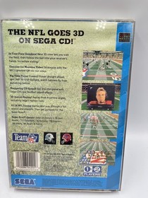 Joe Montana's NFL Football (Sega CD, 1993) CIB Complete Manual Tested